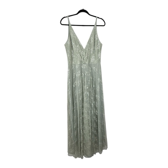 Dress the Population Dresses & Skirts - Dress the Population Mint Lace Maxi Dress